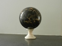 Handicraft-Portoro Marble Globe-Berlin - Made in Italy